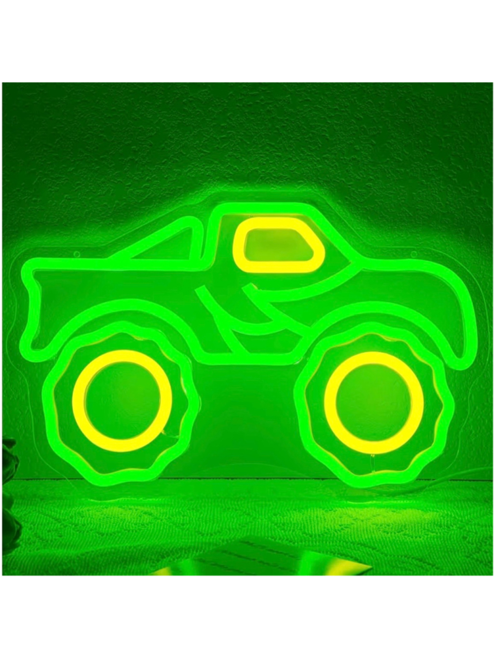 Monster Truck Neon Sign Led Neon Sign for Wall Decor Dimmable